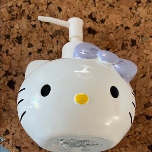 New! Hello Kitty White and Lavender Lotion/Soap Dispenser